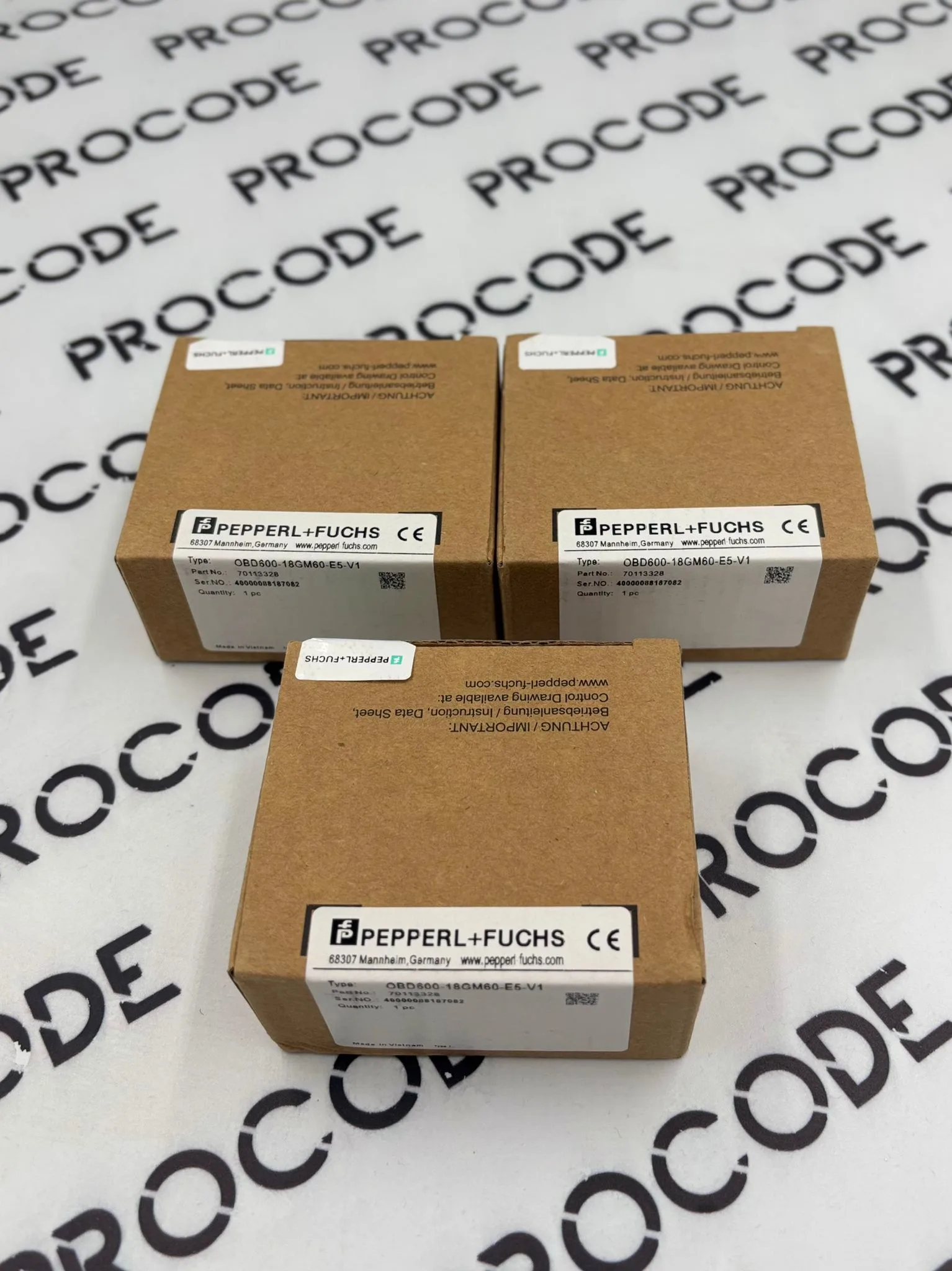 PEPPERL+FUCHS OBD600-18GM60-E5-V1 Diffuse mode sensor