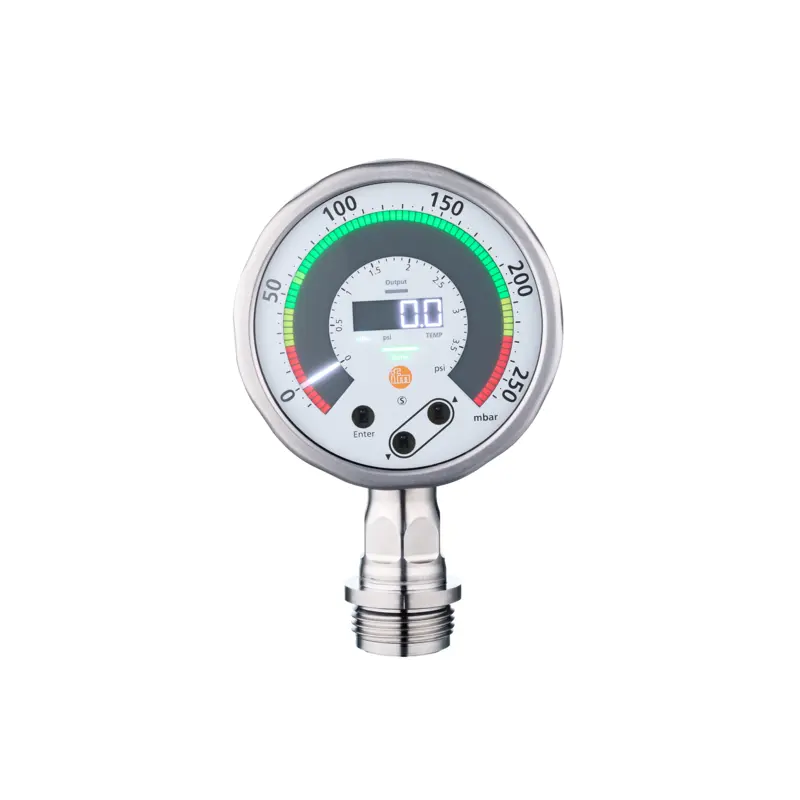 IFM PG1708 Ekranlı Düz Montaj Basınç Sensörü -12,4...250 mbar Aseptoflex