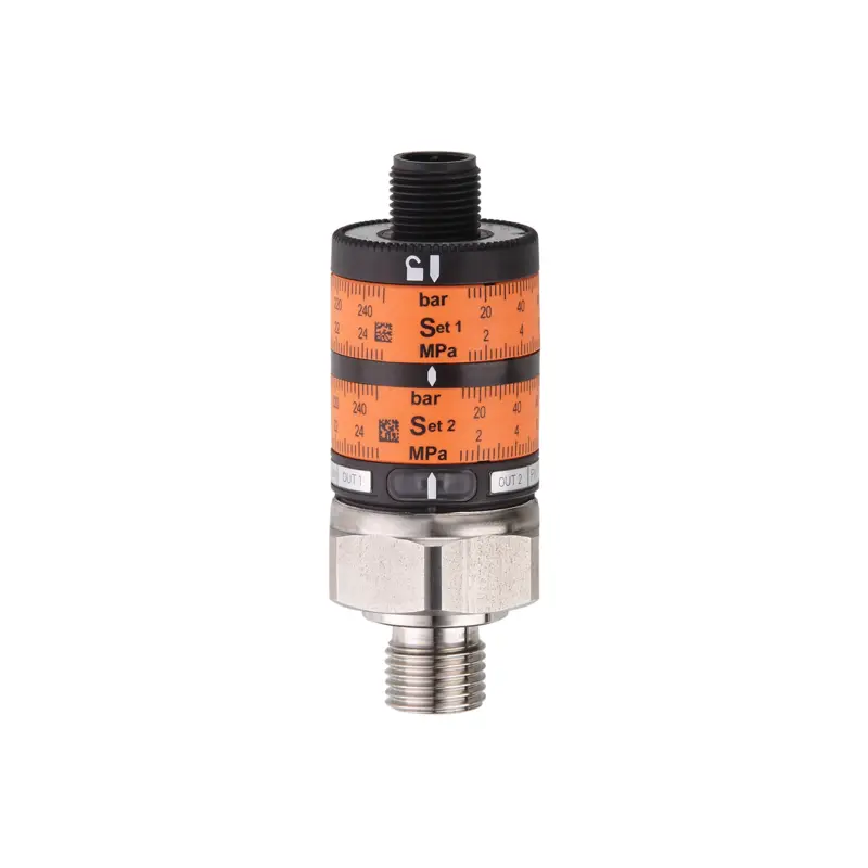 IFM PK7531 Ayarlanabilir Basınç Anahtarı 0...250 Bar Çift Çıkış