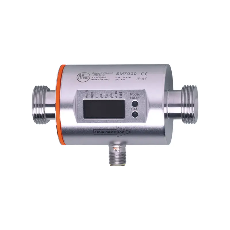 IFM SM7004 Manyetik İndüktif Akış Sensörü G 3/4 DN20 Çift Analog Çıkışlı