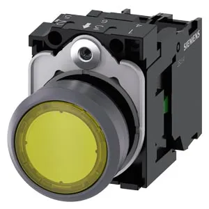 Siemens 3SU1132-0AB30-1BA0 Işıklı Buton Sarı