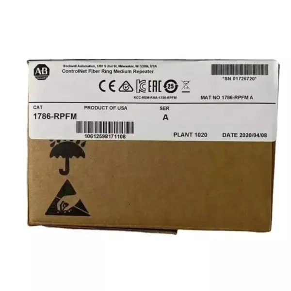 Allen Bradley 1786-RPFM CONTROLNET FIBER MODULE