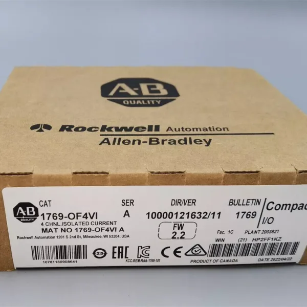 Allen Bradley 1769-OF4K Voltage Module