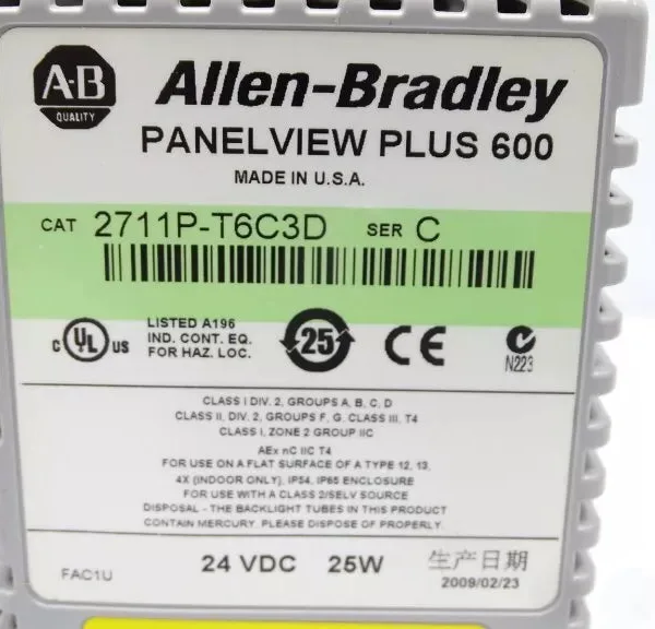 Allen Bradley 2711P-T6C3D