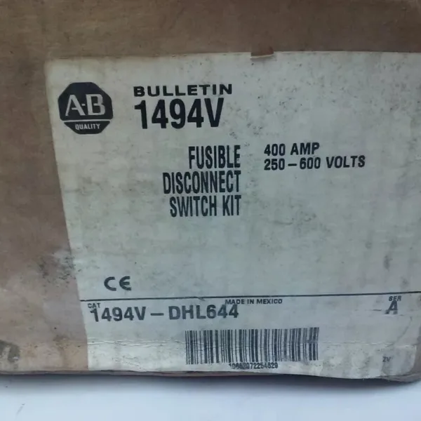 ALLEN BRADLEY 1494V-DHL644 SWITCH KIT NO FUSE BLOCK KIT