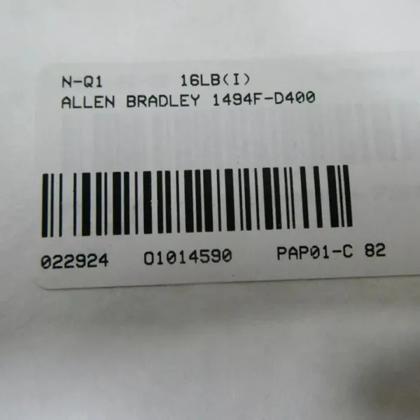 Allen Bradley 1494F-D400